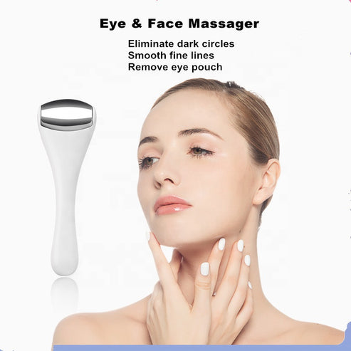 Eye and Face Ice Roller Massager - Stainless Steel