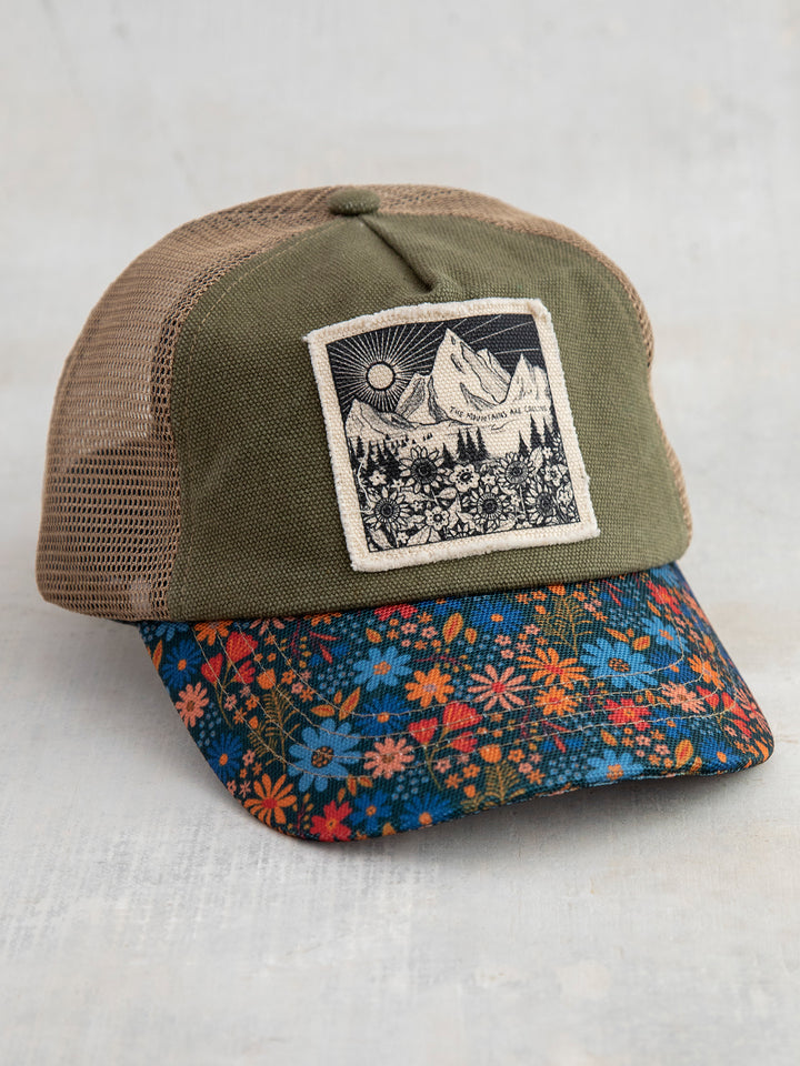 Floral Trucker Hat