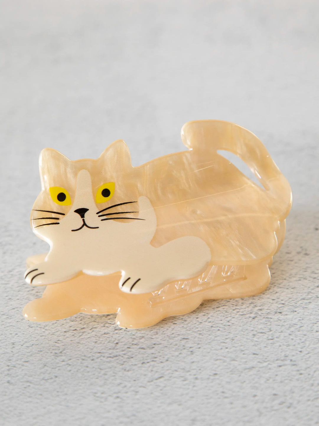 Icon Cat Hair Claw - Cream