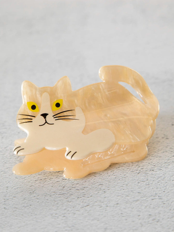 Icon Cat Hair Claw - Cream