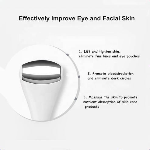 Eye and Face Ice Roller Massager - Stainless Steel