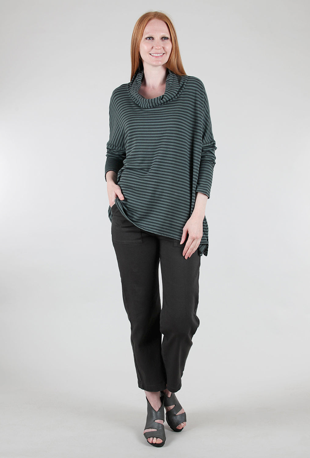 One Size Cowl in Myrtle Green