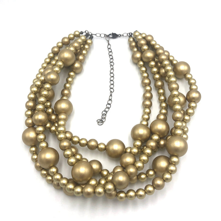 Golden Matte Sylvie Necklace