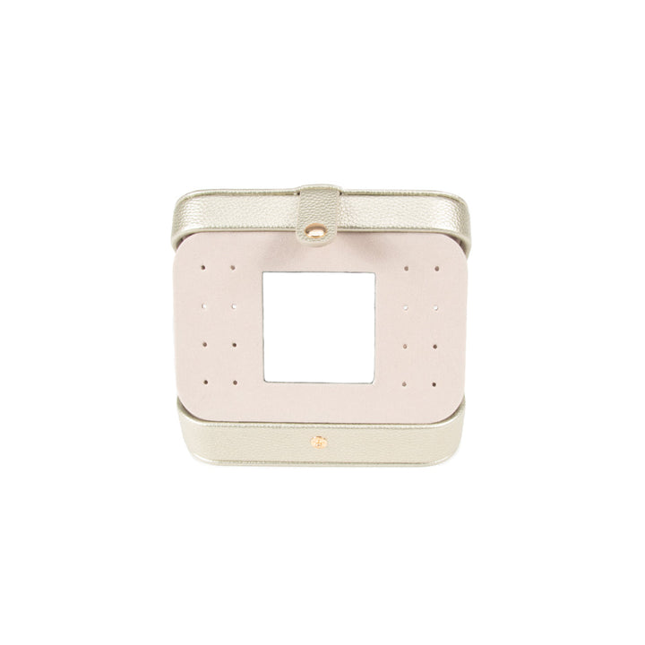 Light Grey Leah Travel Jewelry Organizer