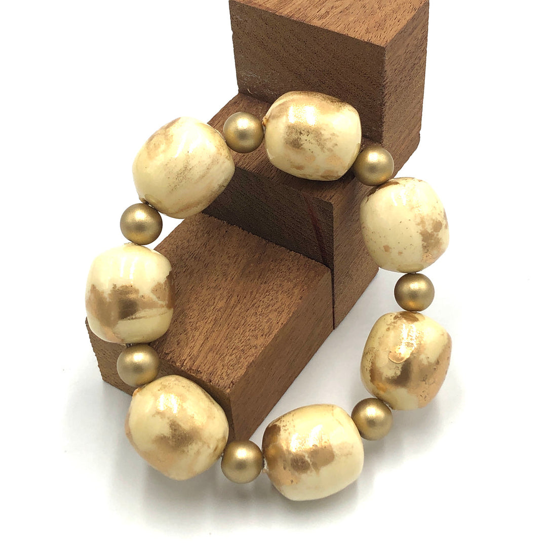 Golden Sands Stretch Bracelet