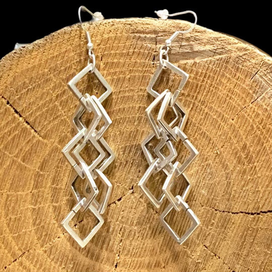 Square Chain Earrings
