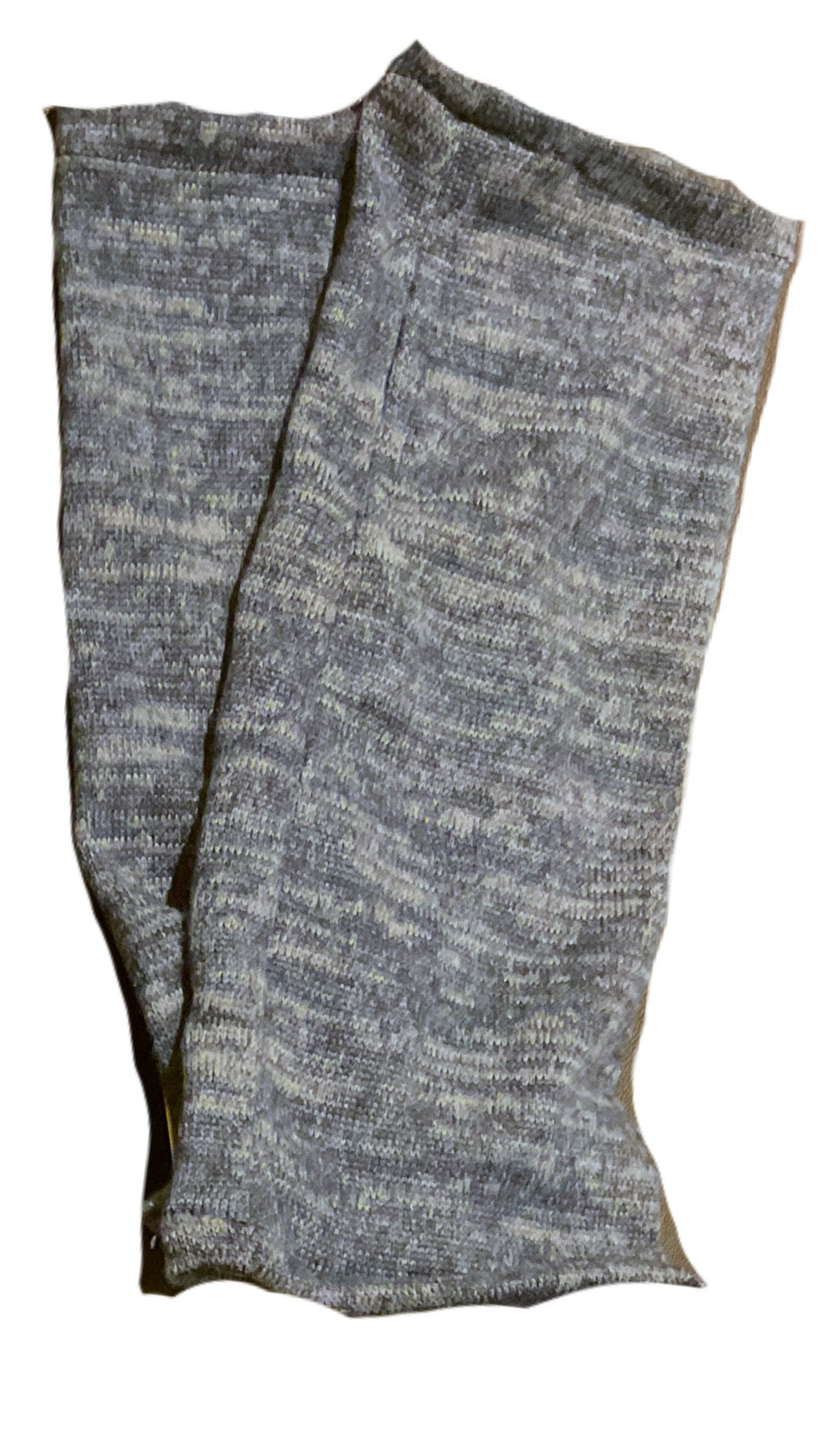 Heather Jersey Fingerless Gloves in Denim