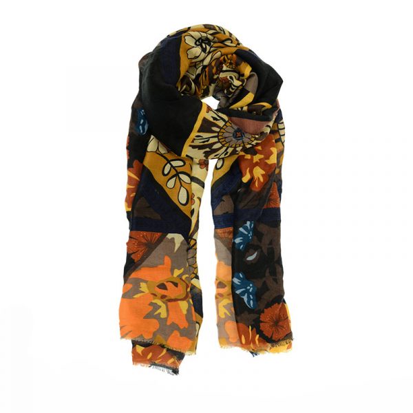 Mustard Talavera Tile Scarf