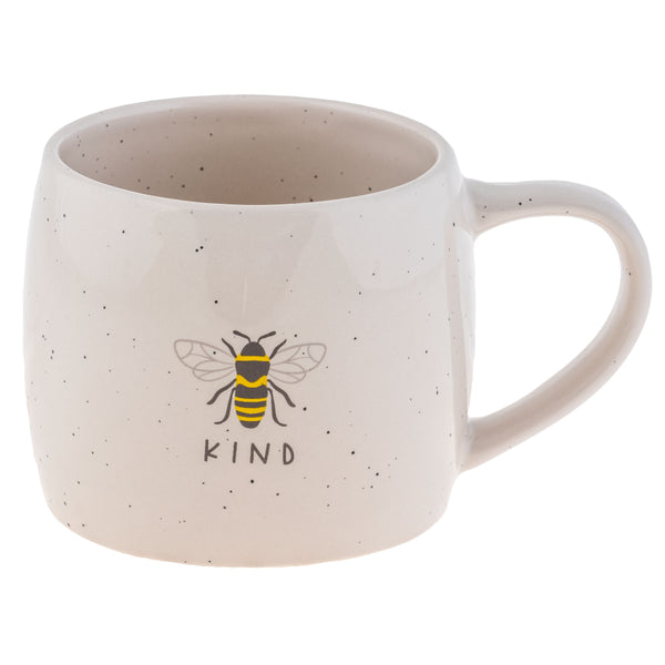 Stoneware mug - "bee kind"