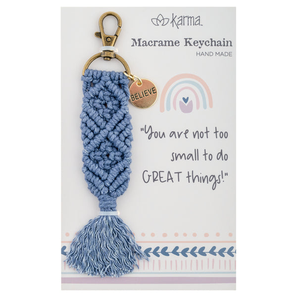 Great Things Macrame Key Chain