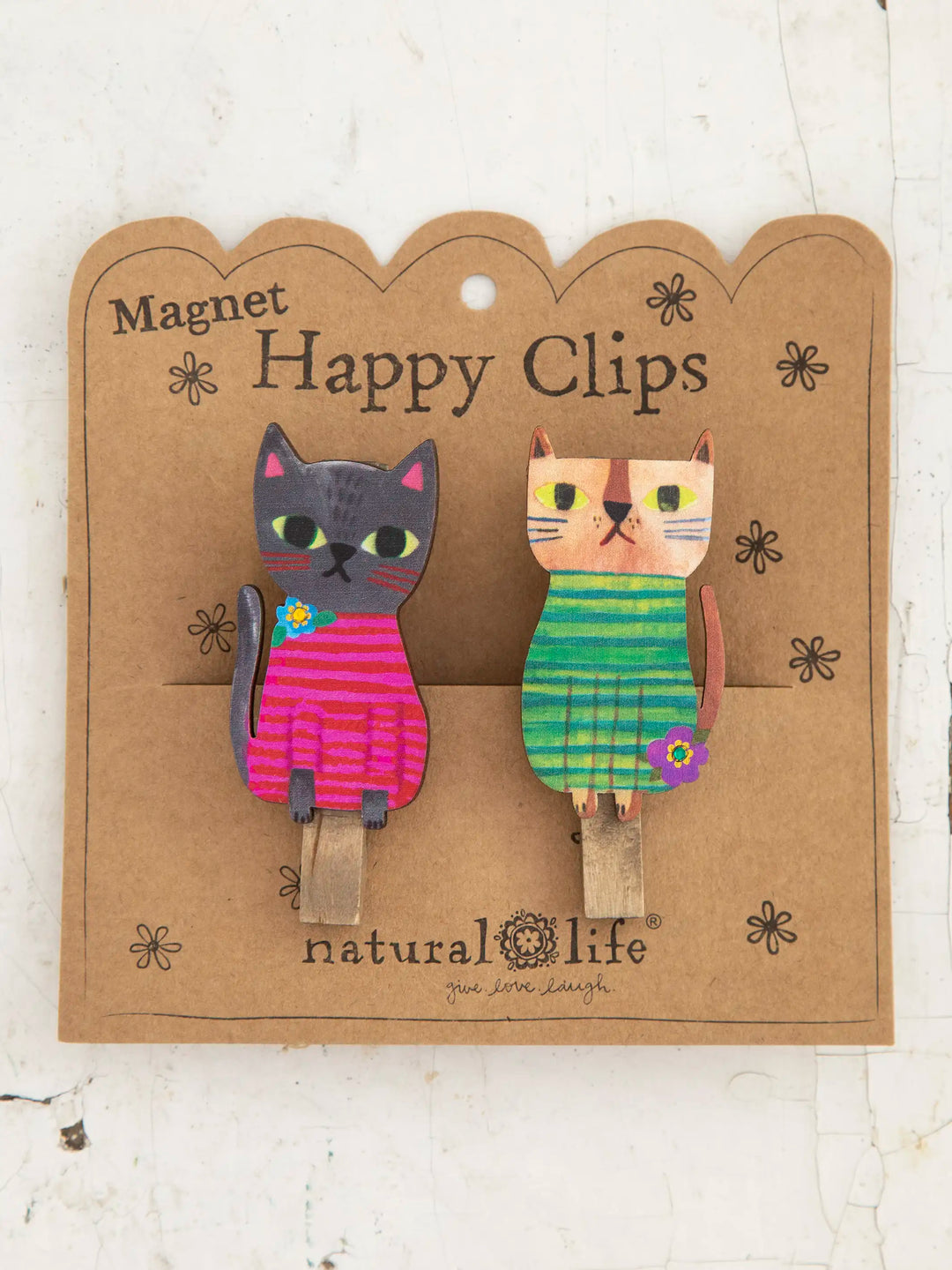 Happy Clips Cats - Magnet Set of 2