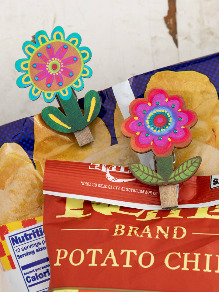 Happy Clips Flowers - Magnet Set of 2