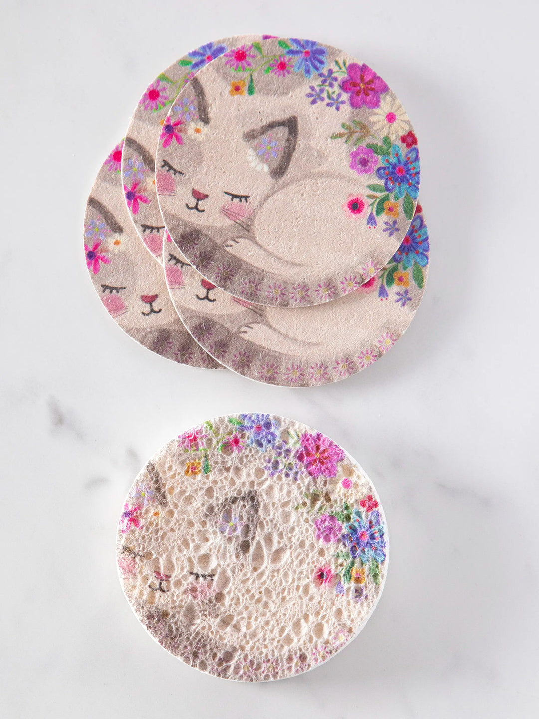 Puff Up Cat Sponges - Set of 5