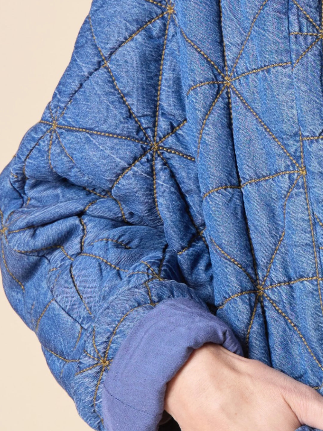 Diamond Quilt Kimono Jacket