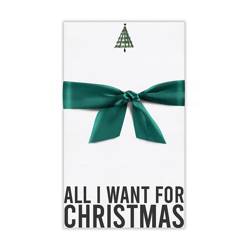 Holiday Notepad - All I Want