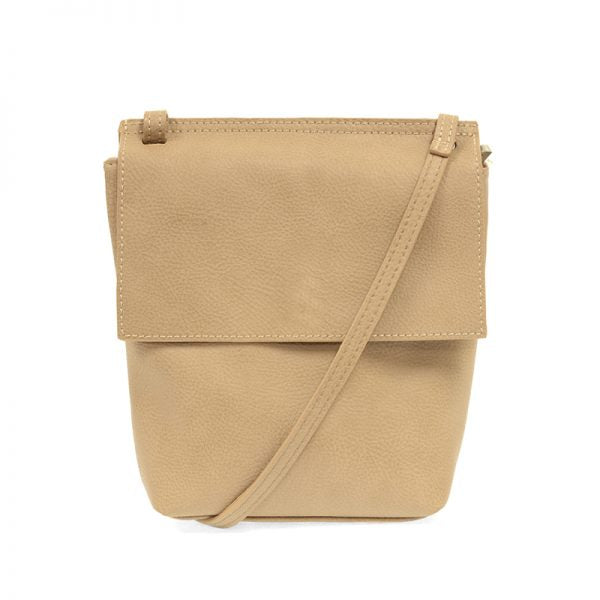 Aimee Front Flap Crossbody Bag in Khaki