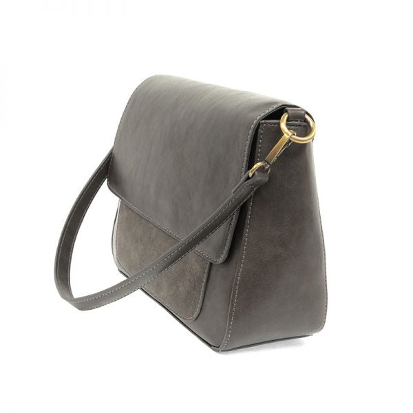 Lexie Convertible Shoulder Bag with Faux Suede Trim