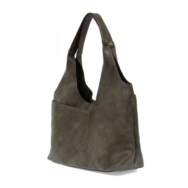 Val Four Pocket Hobo Bag in Khaki