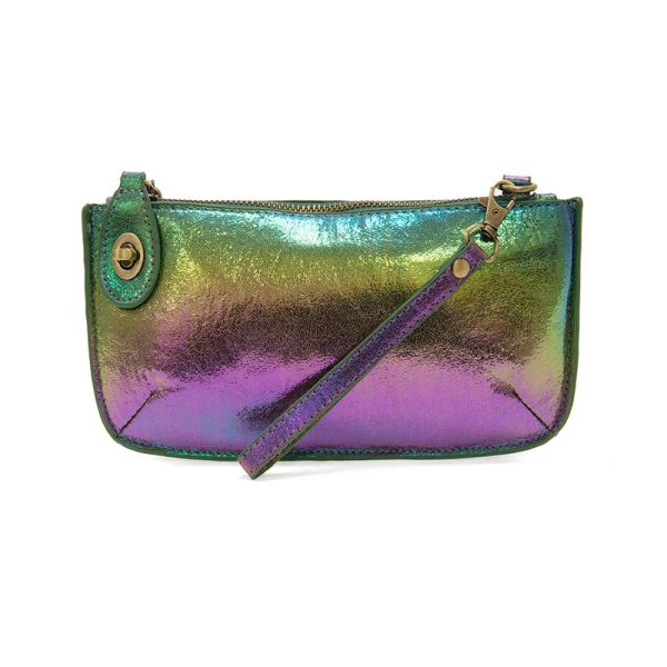 Crossbody Wristlet Clutch - Vegan Leather