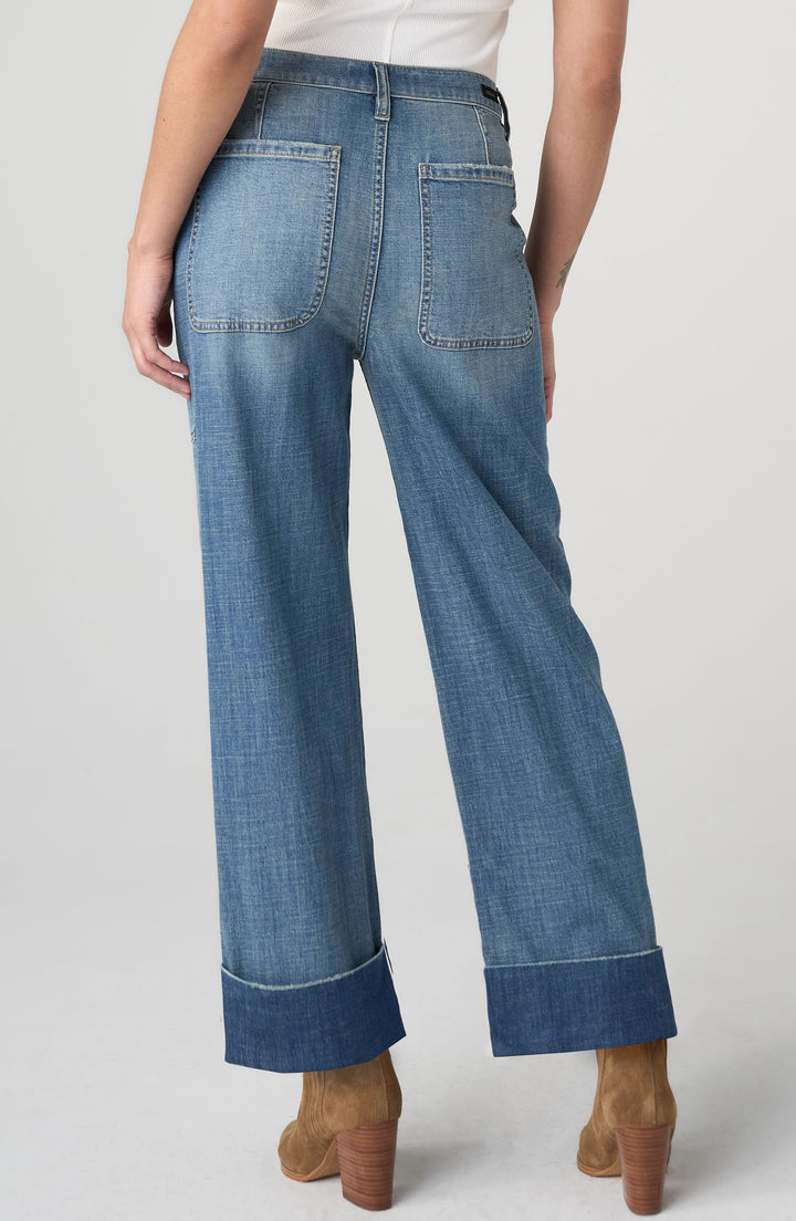 High Rise Relaxed Straight W/ Utility Pockets