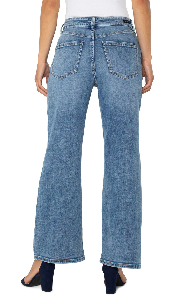 Stride Hi-rise Wide Leg in Carbon Canyon