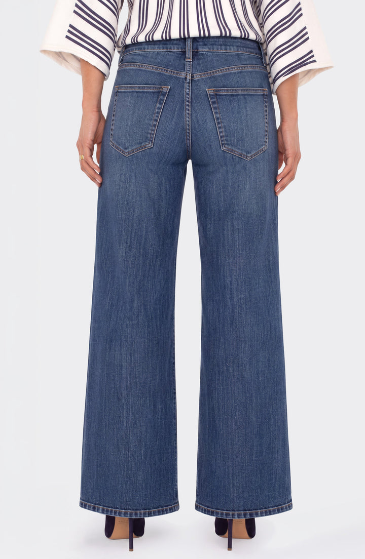 Stride High Rise Wide Leg in Rushland