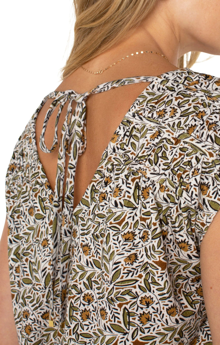 Dolman Tie Back Knit Top