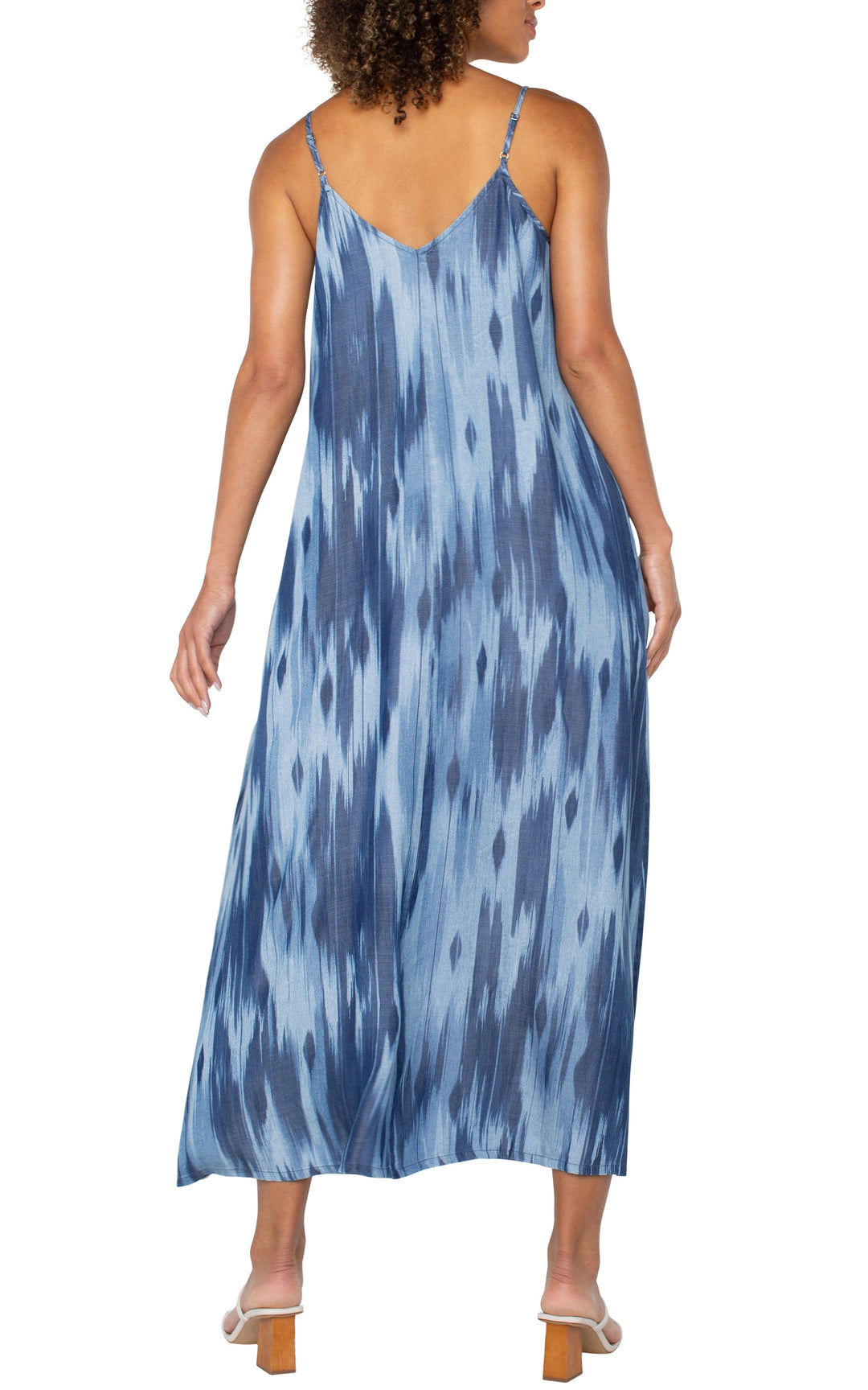 Spaghetti Strap Maxi With Pockets