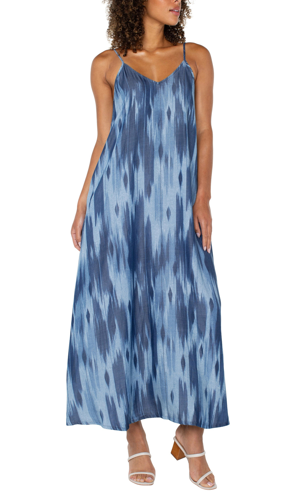 Spaghetti Strap Maxi With Pockets