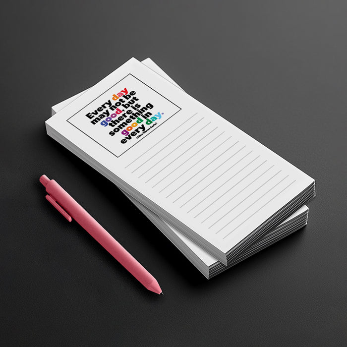 "good in every day" list pad