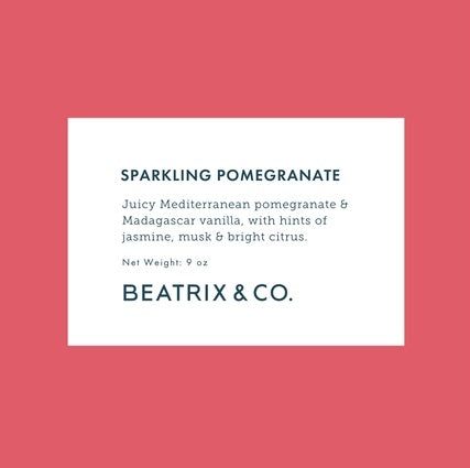 Let's Pop the Bubbly! Candle in Sparkling Pomegranate