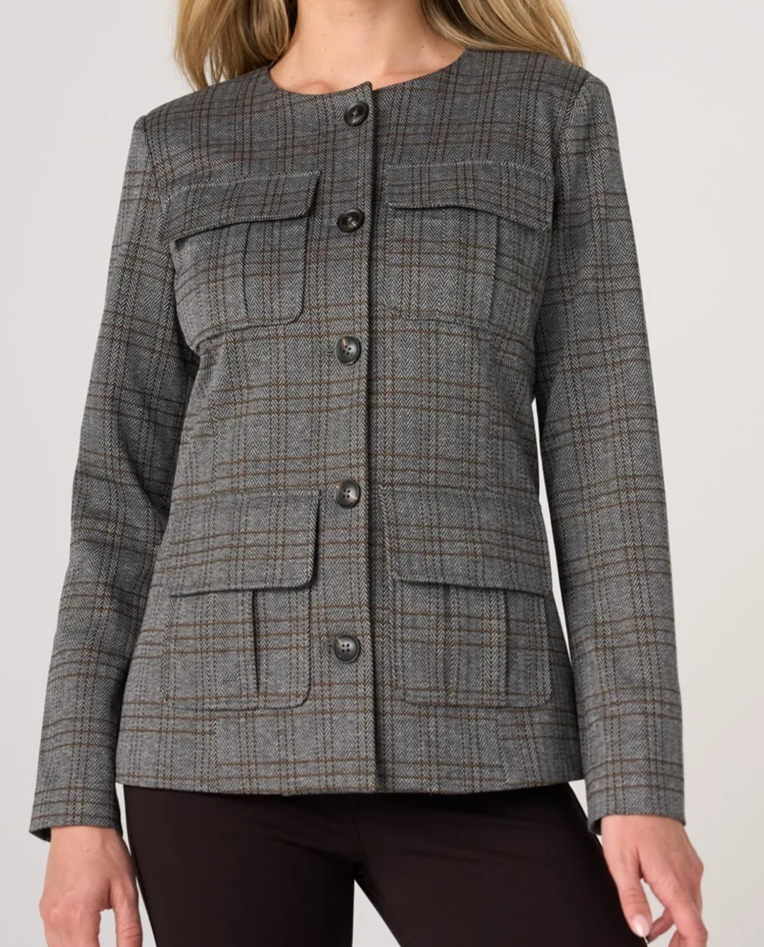 Utility Jacket in Plaid