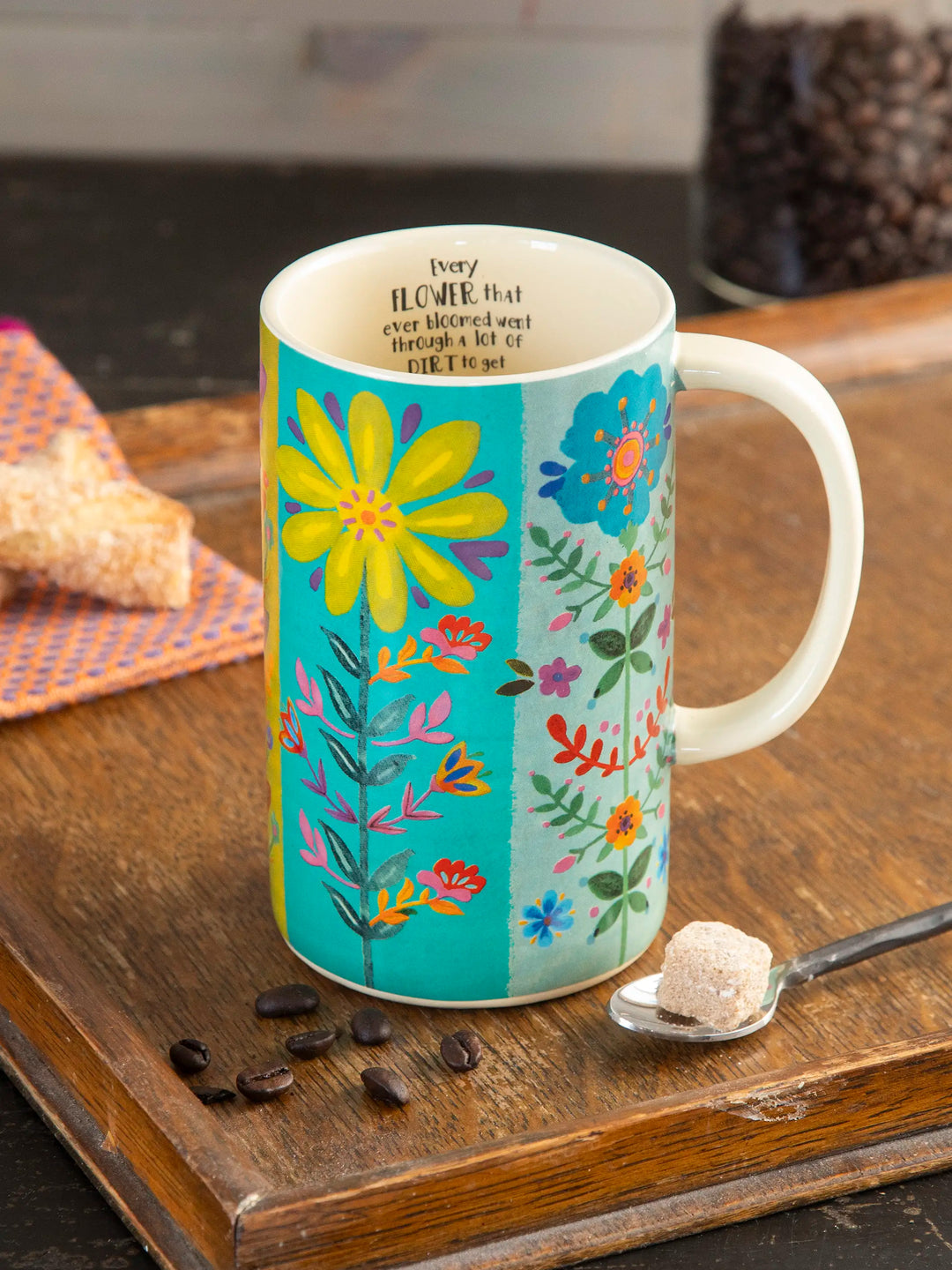Every Flower Latte Mug