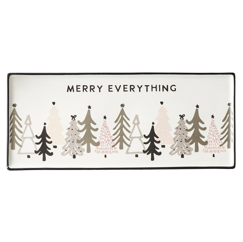Merry Everything Ceramic Tray