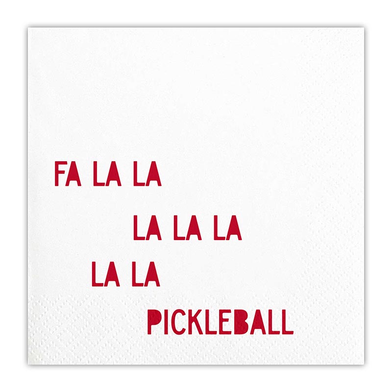 FaLaLaLa Pickleball Cocktail Napkins