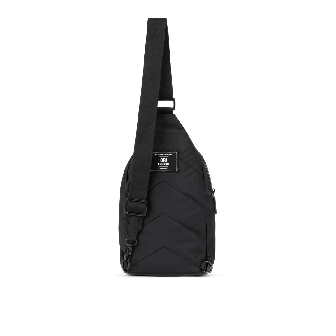 Willesden B All Black Recycled Nylon Bag
