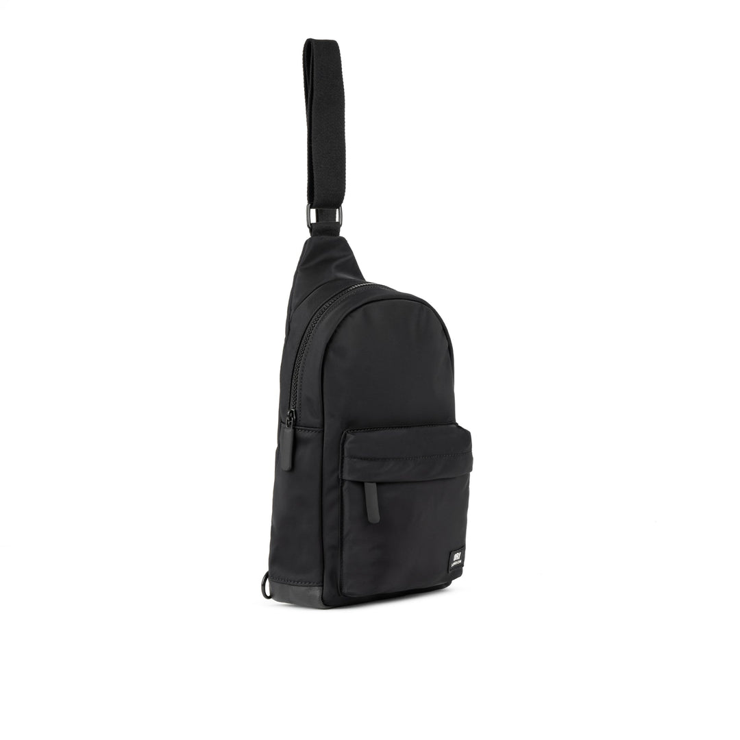 Willesden B All Black Recycled Nylon Bag