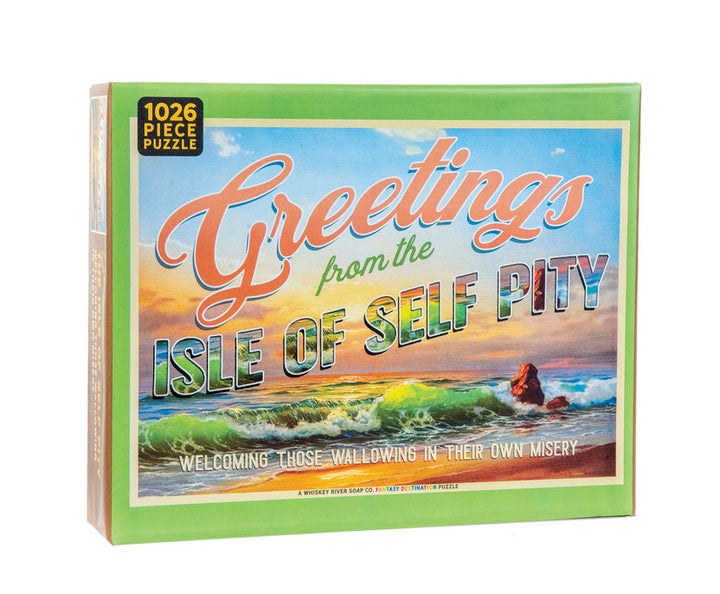 Greetings from The Isle of Self Pity Puzzle - Funny Puzzle