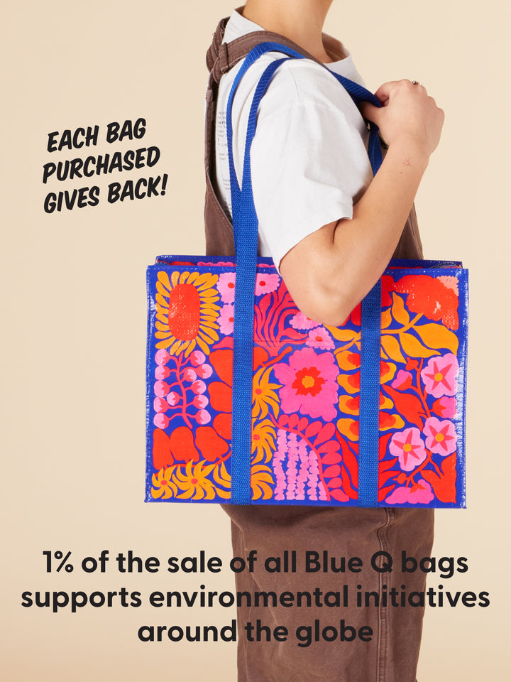 Bright Blooms Shoulder Tote