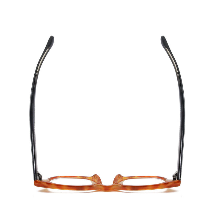 Rey Blue Light Blocking Readers in Amber Tort/Black