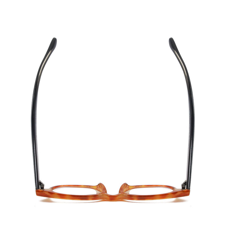 Rey Blue Light Blocking Readers in Amber Tort/Black