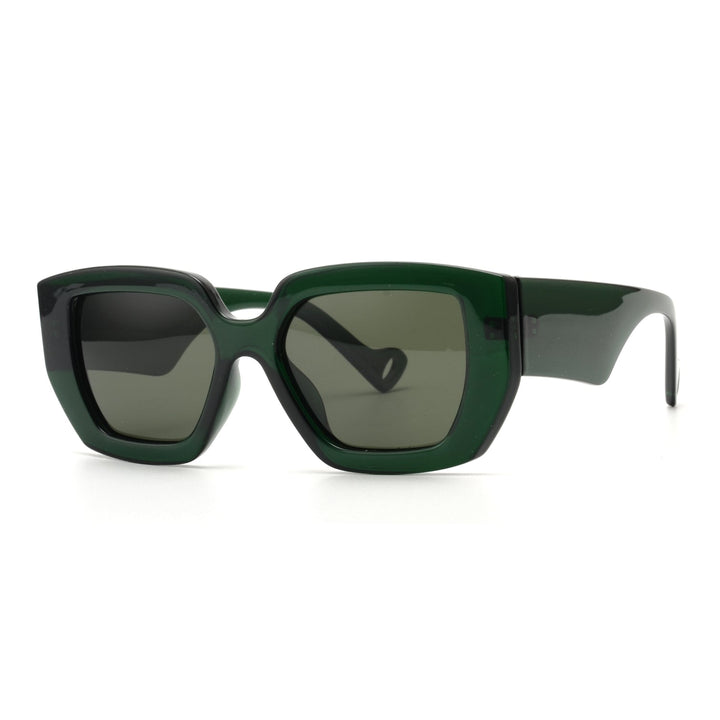 Nyla Polarized Sunglasses in Dark Forest Green