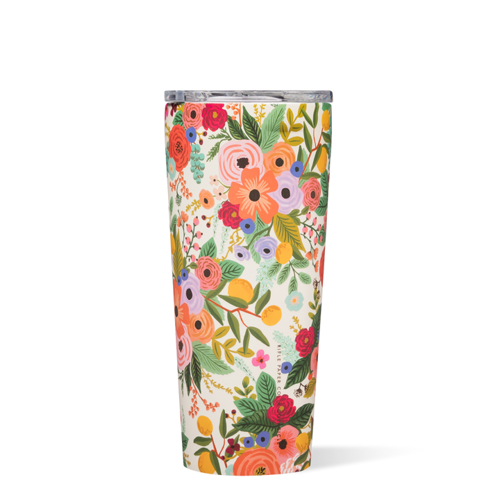 Garden Party Cream 24oz Tumbler