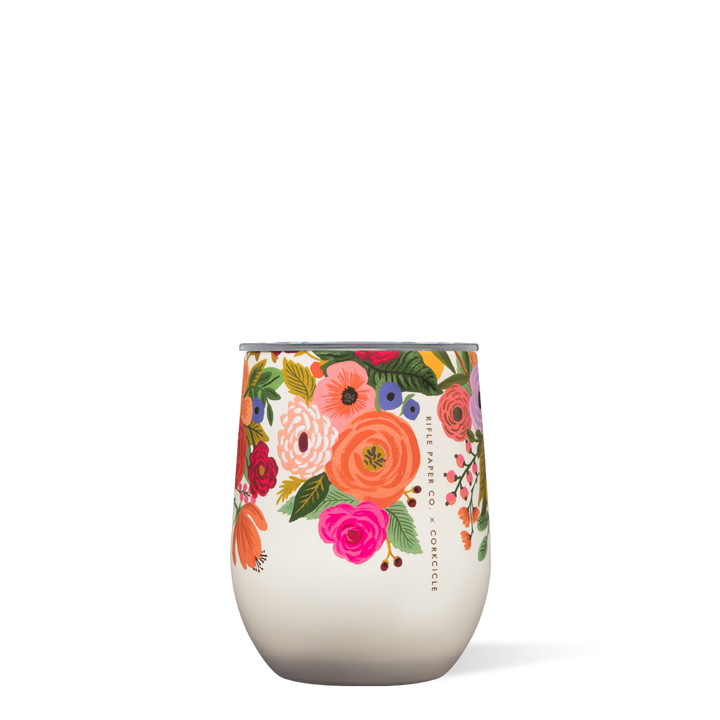 Garden Party Gloss Cream Stemless Cup