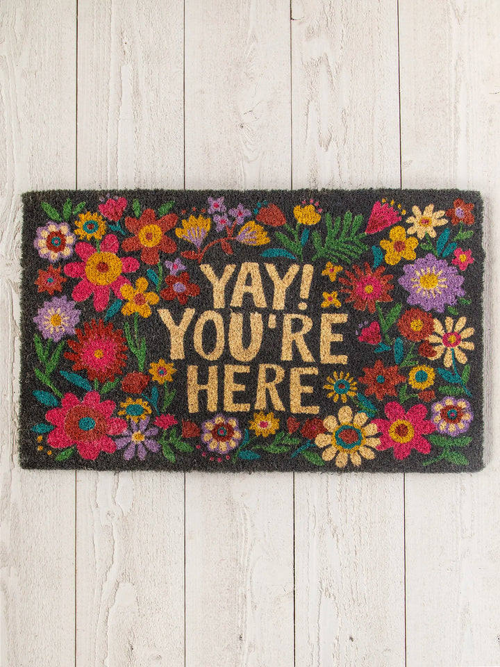 Bungalow Doormat - Yay You're Here