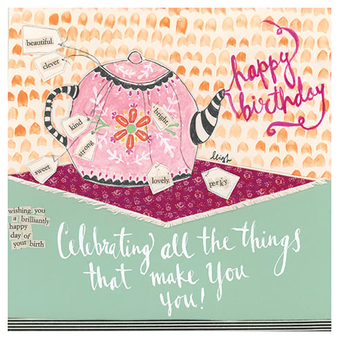 'Celebrating You' Birthday Card
