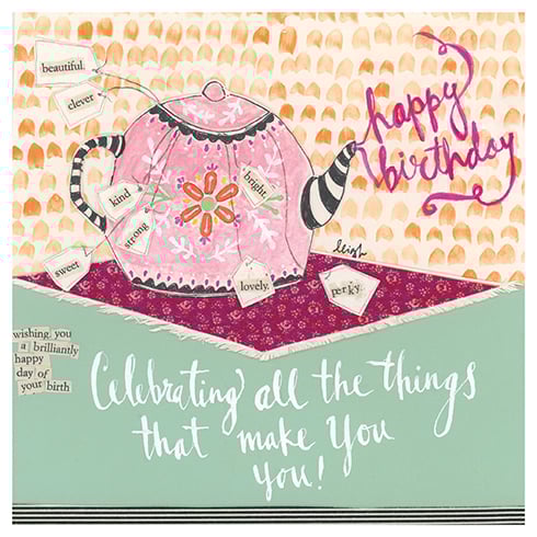 'Celebrating You' Birthday Card