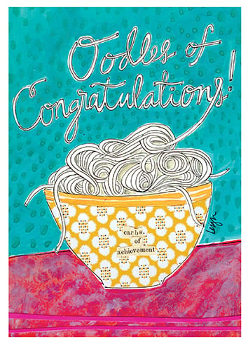 Oodles Congratulations Card