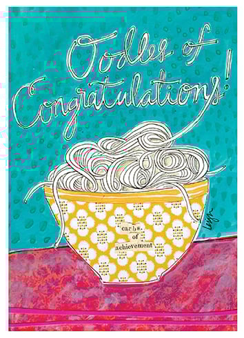 Oodles Congratulations Card