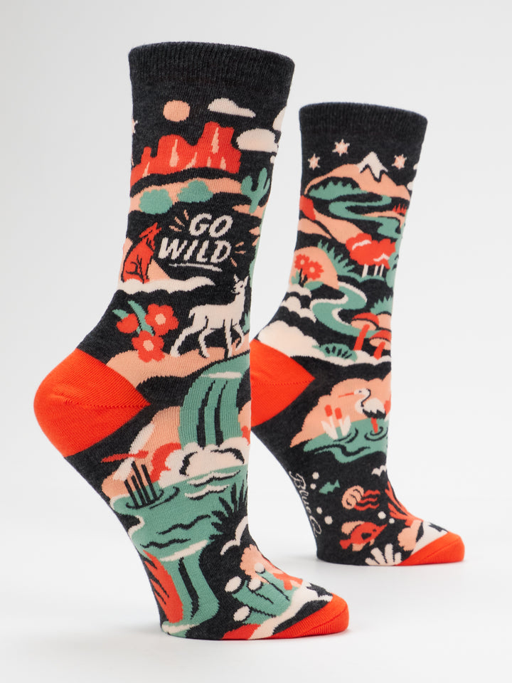 Go Wild W-Crew Socks